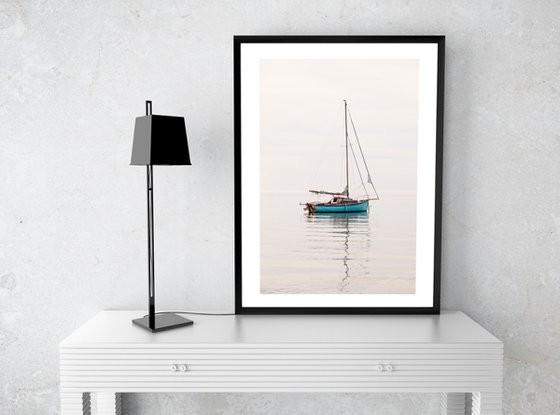 Sailboat in the morning