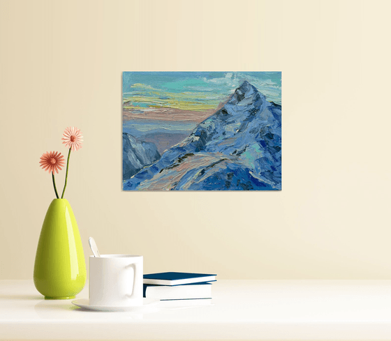 "Sunset at 2300", 18*24cm