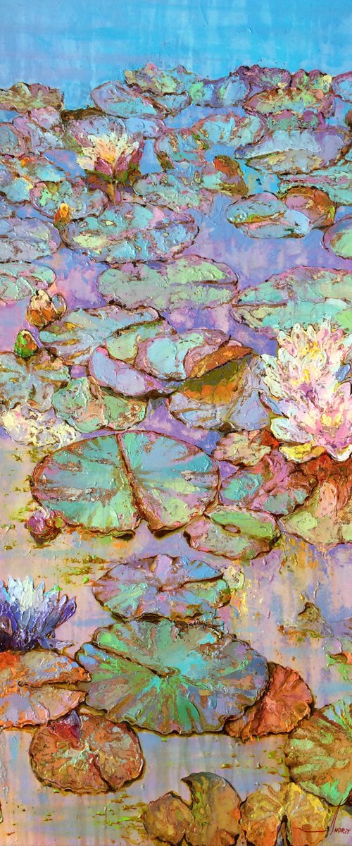 Lilies / 100-70 cm. by Andriy Vutyanov