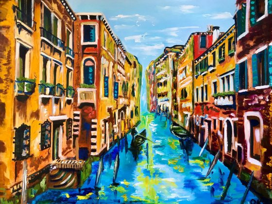 Venice .  Summer in Venice.