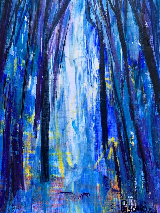 Blue forest