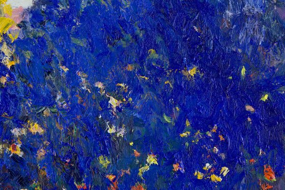 Red BArn and Blue Tree