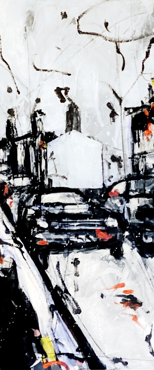 Back Streets : two shadows by Irene Wilkes
