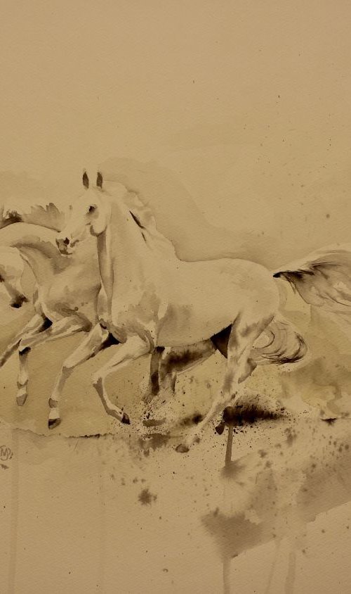 The Movement of Horses study 6.1 by Mark Purllant