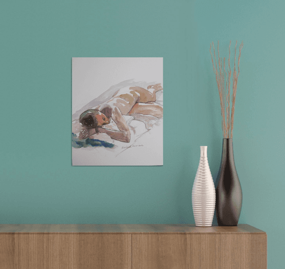 Reclining female nude
