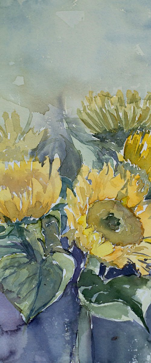 Sunflowers by Oleksandra Skrypchenko