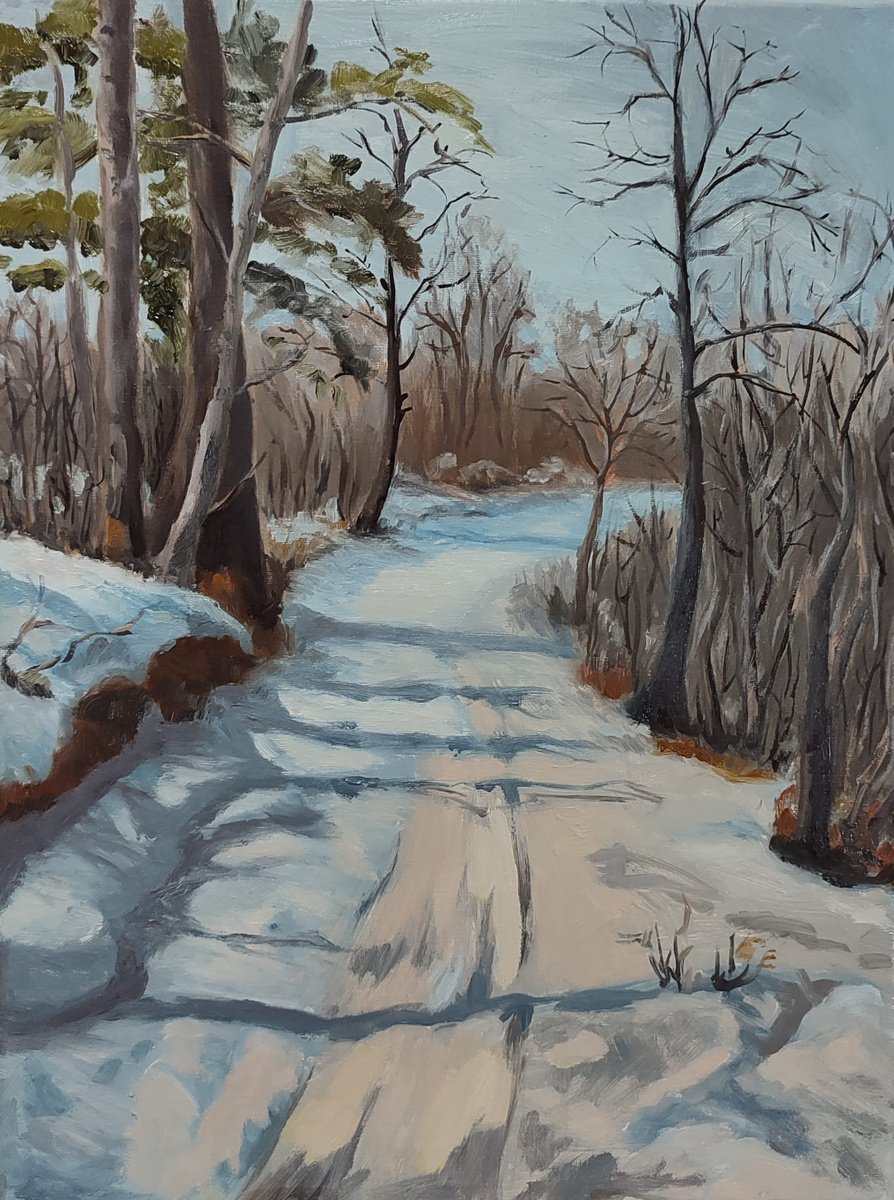 Winter landscape by Assol Kovtun