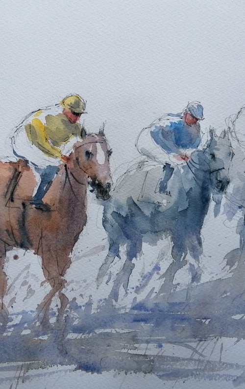 the horse race 43 by Giorgio Gosti