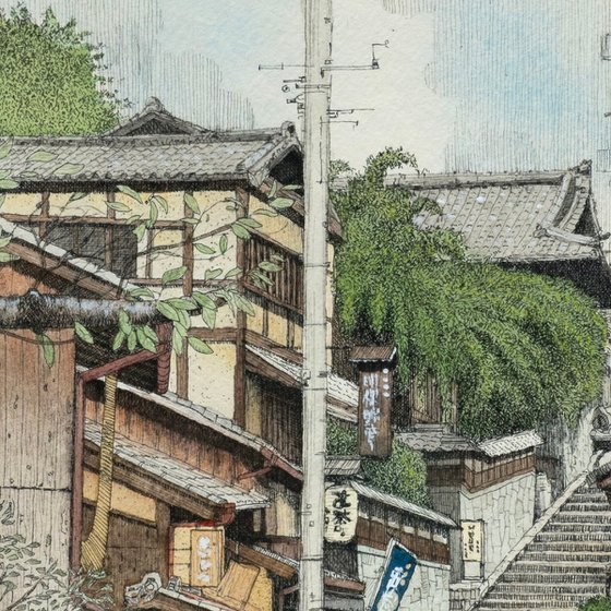 Sannenzaka Slope in Kyoto