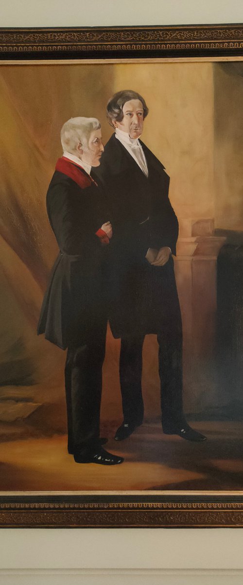 le duc de Wellington et Sir Robert Peel by Patricia Gitenay