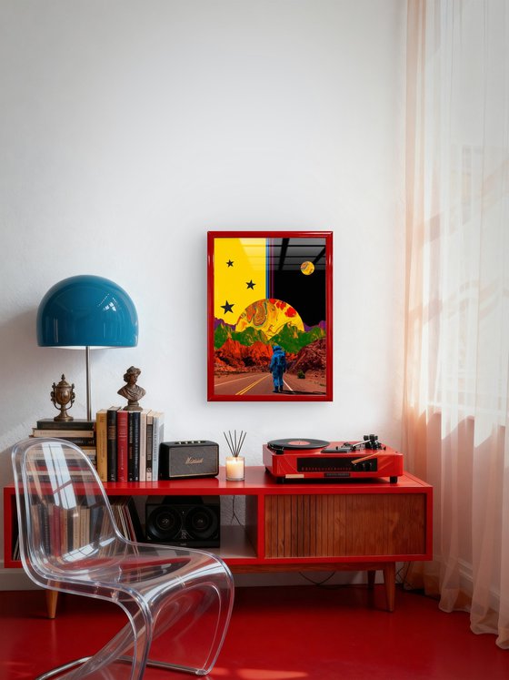Cosmic Supernova - Pop Surrealistic Art Print