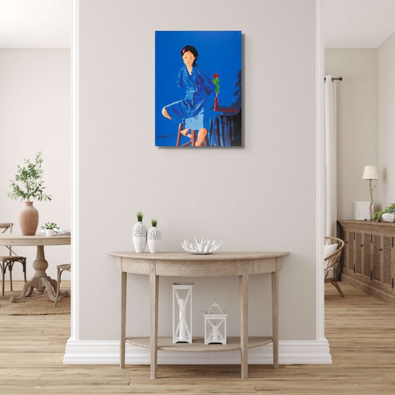 Portrait in Blue