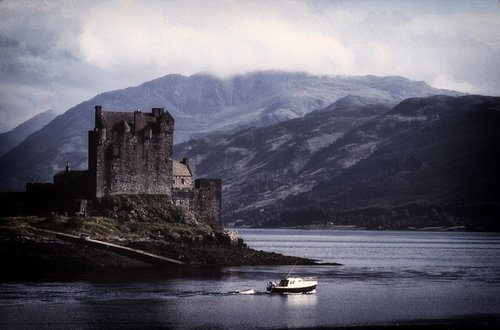 Eilean Donan Castle at Dusk by Ron Colbroth