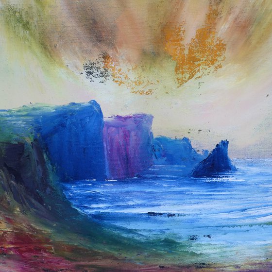Colourful Seastack