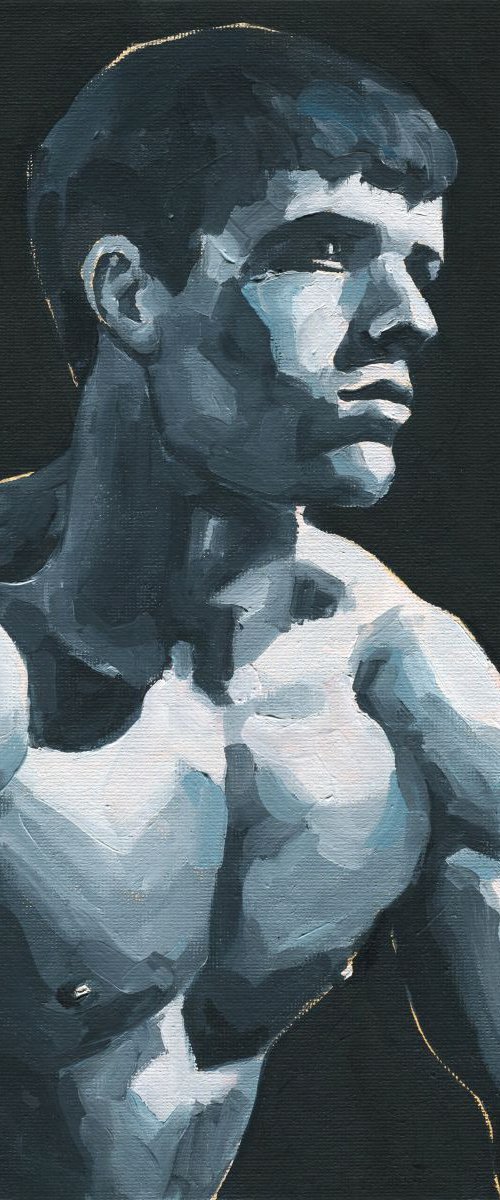 Iron Shadow - Male portrait by Goodvin Nerko