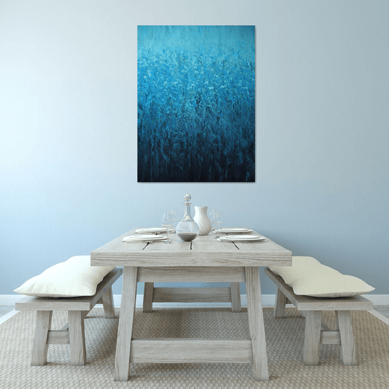Cascading Blues - Color Field