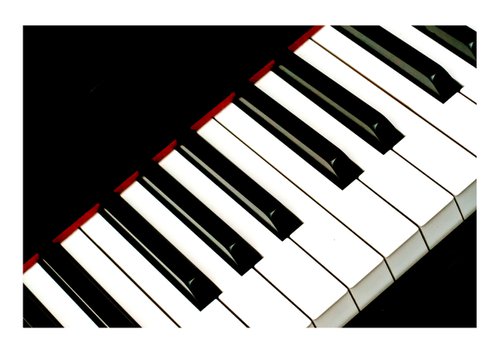 Piano Keys. Limited Edition 1/50 15x10 inch Photographic Print by Graham Briggs