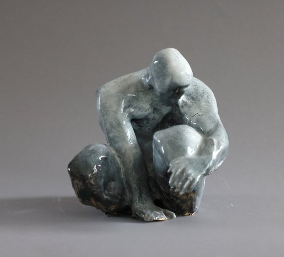 "Hunched Figure III"