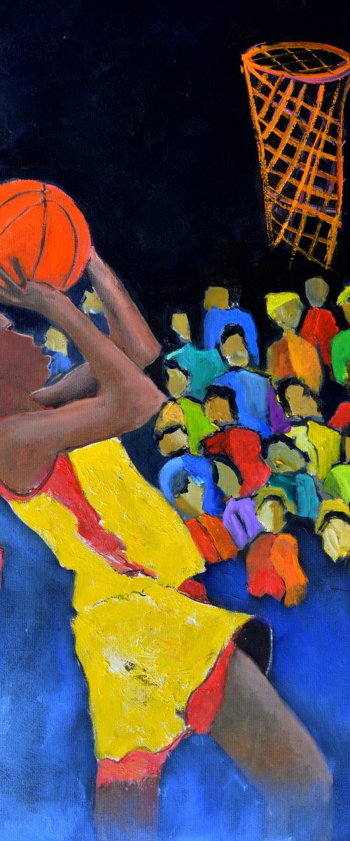 Playing basketball by Pol Henry Ledent