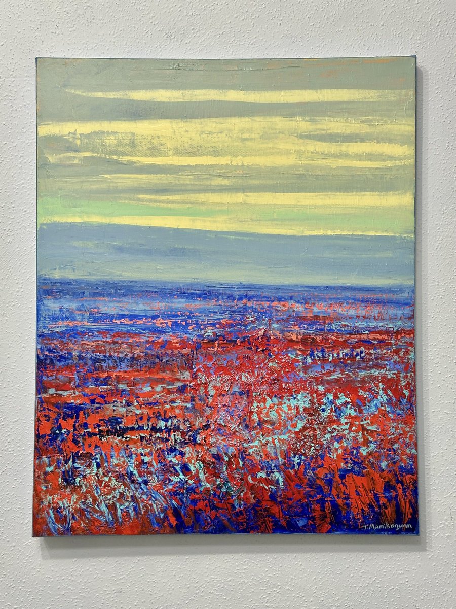 Field At Sunrise D26 40X50Cm By Tigran Mamikonyan, 16 X 20, Artwork For Sale On Artfinder