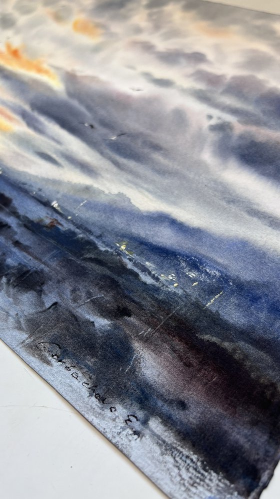 Sunset on the sea #12