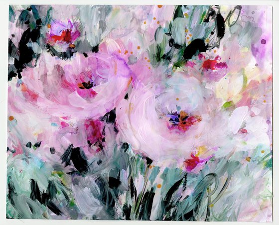 Enchanting Blooms 2  - Floral art  by Kathy Morton Stanion