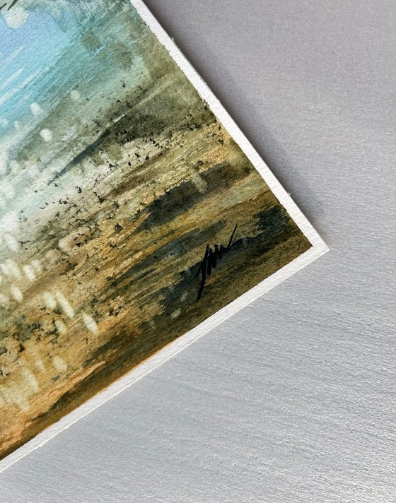 Silent mountain lake