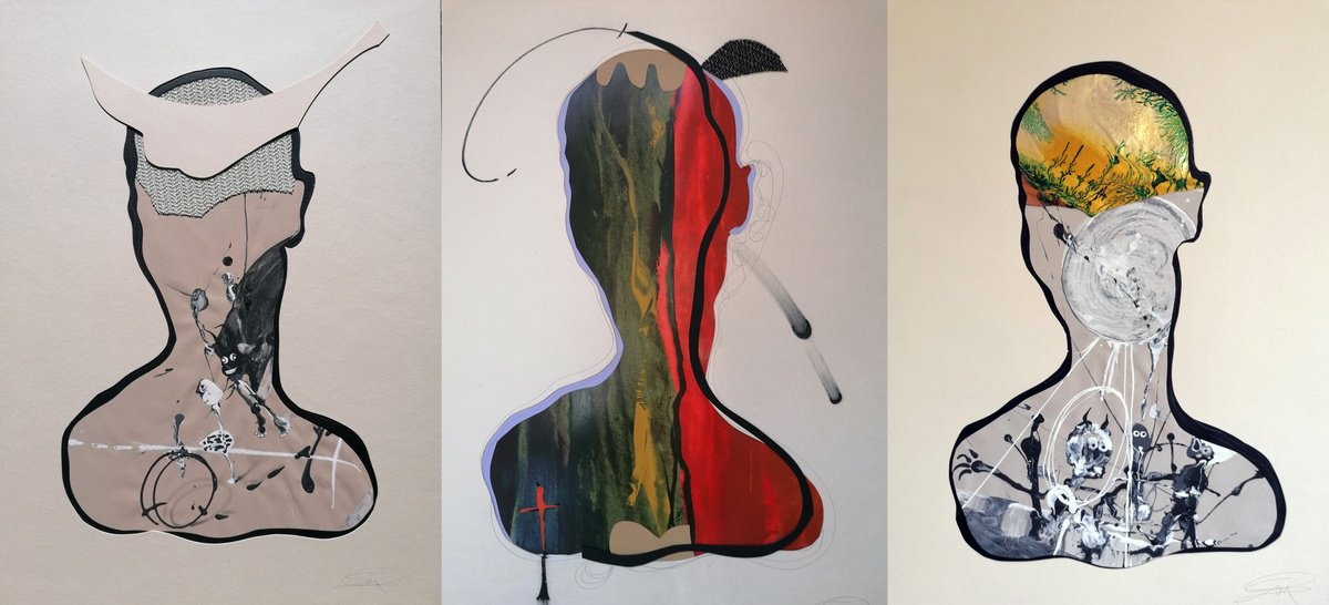 Surrealistic Acrylic Painting , S3F By Stefano Mazzolini, 59 X 28, Artwork For Sale On Artfinder