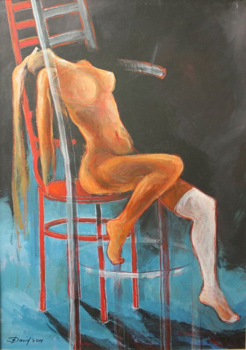 RED CHAIR by Olga David