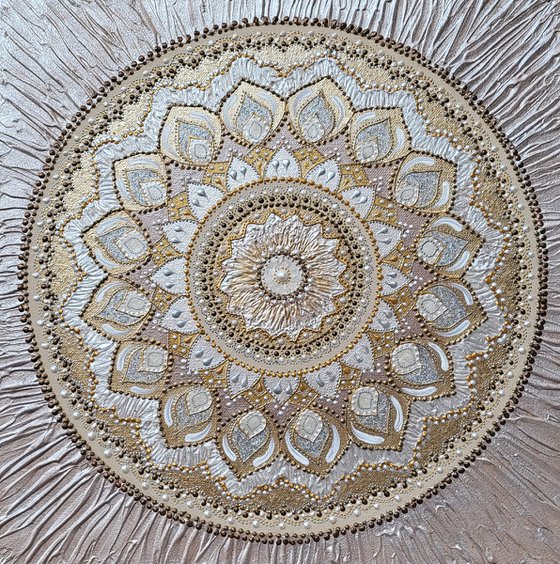 Mandala Canvas Mixed Media