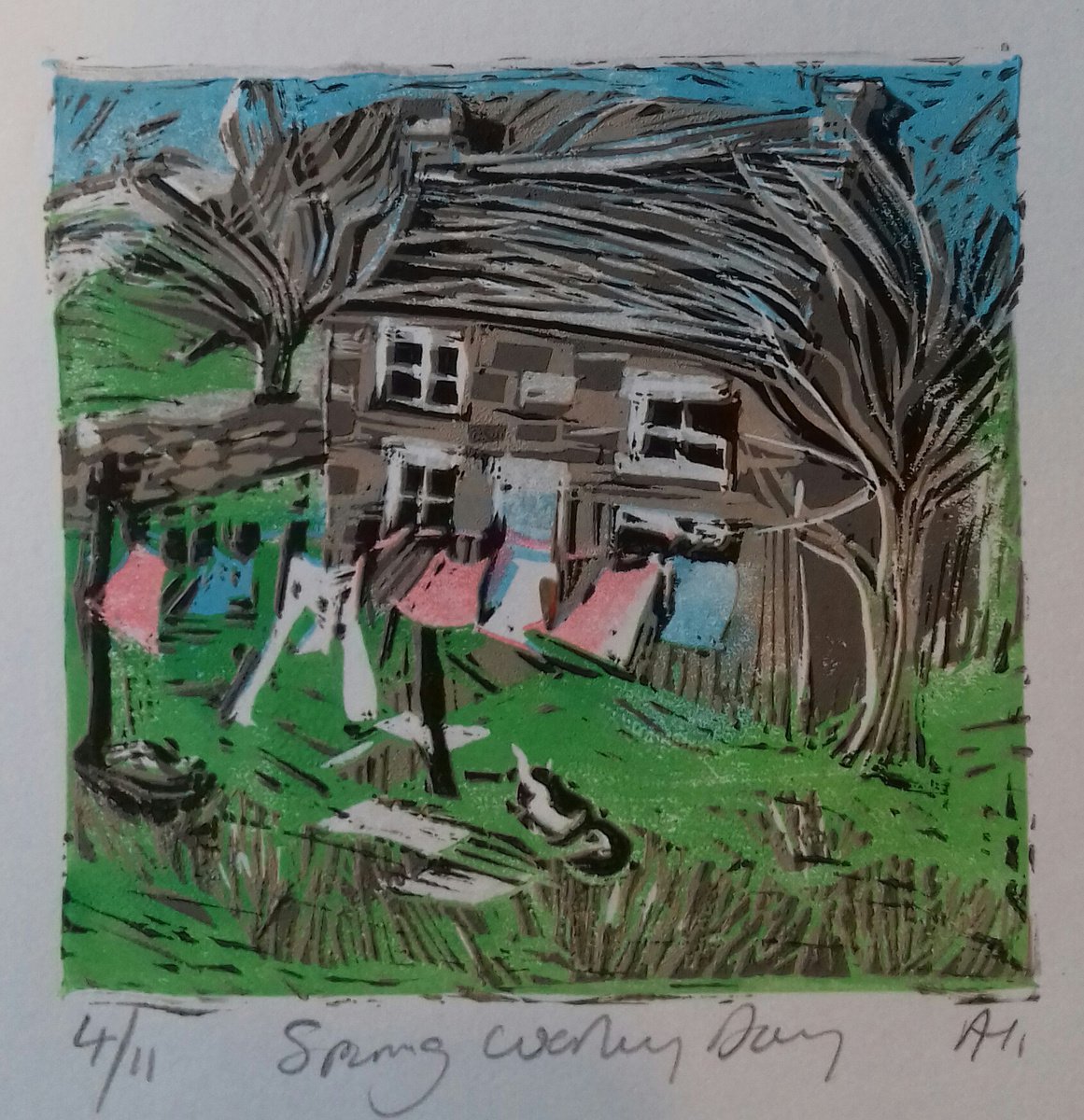 Spring Washing Day by Ann Kilroy