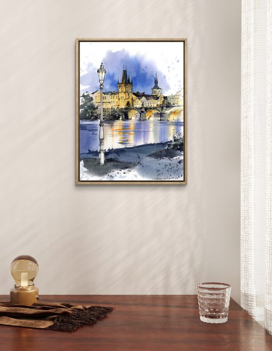 Paris and Prague(Diptych)