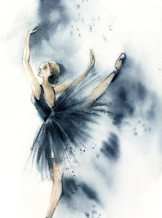 Ballerina in Arabesque