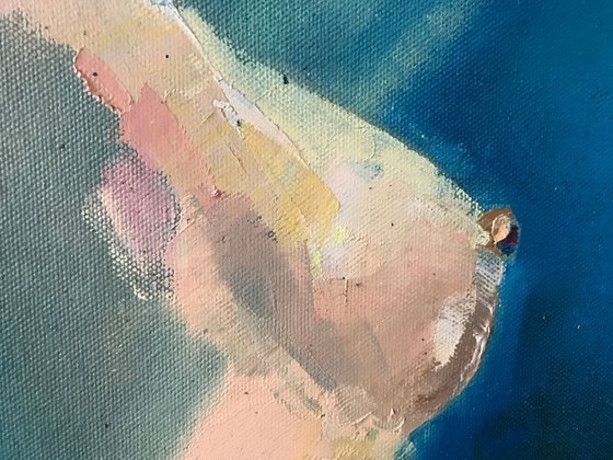 Whisper. Nude painting, female.