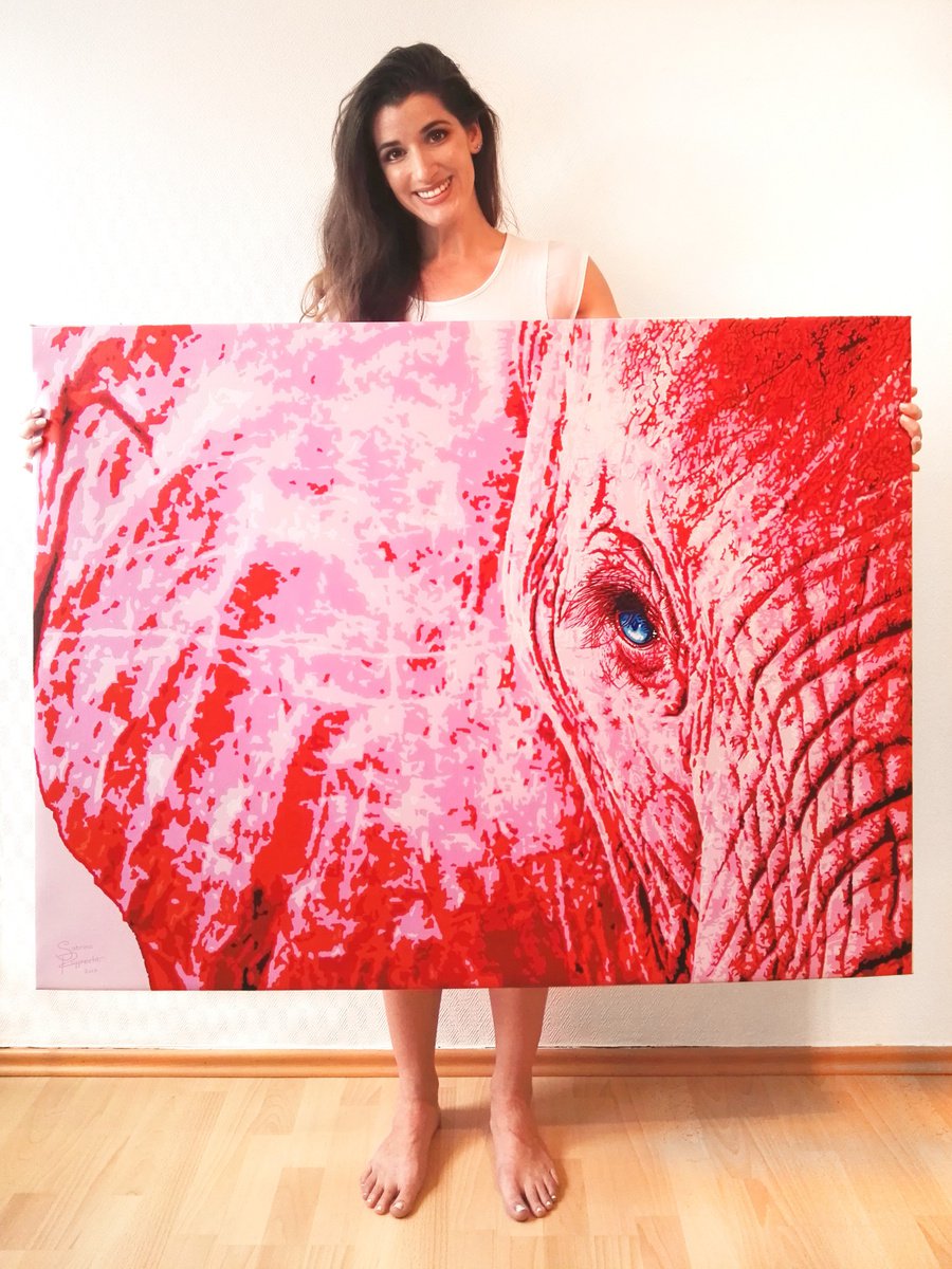 Pink Elephant by Sabrina Rupprecht