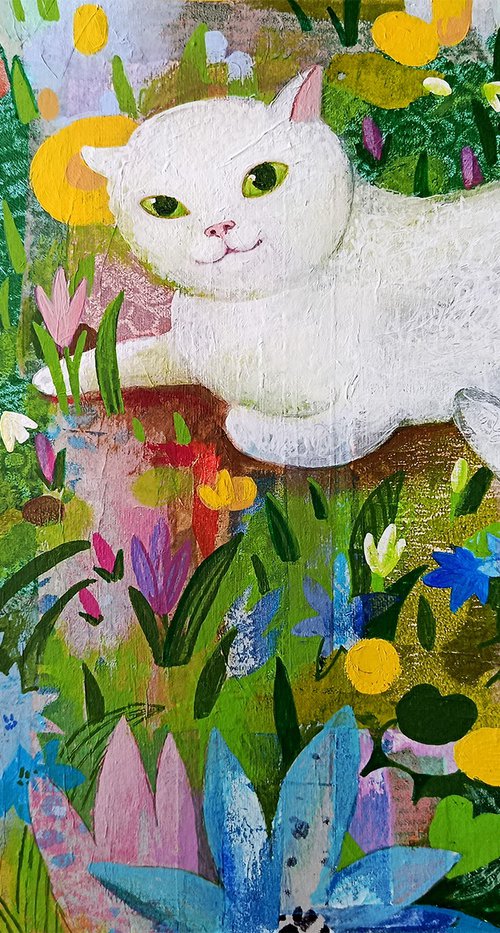 The first flowers of spring by Margot Raven