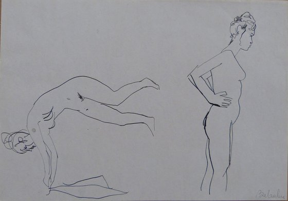 The Nude Drawing 9, 21x29 cm