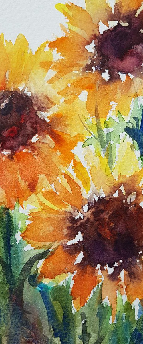Sunflowers II by Silvia Flores Vitiello