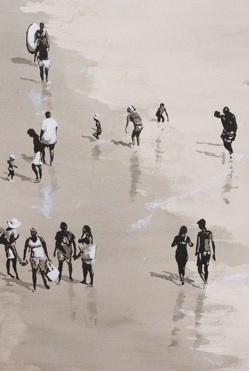 Shoreline fun I by Carlos Martín