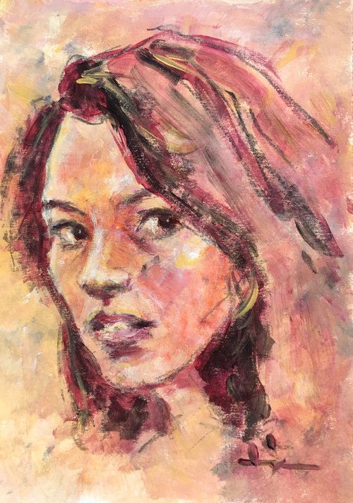 Portrait de Femme 2 by Dominique Dève