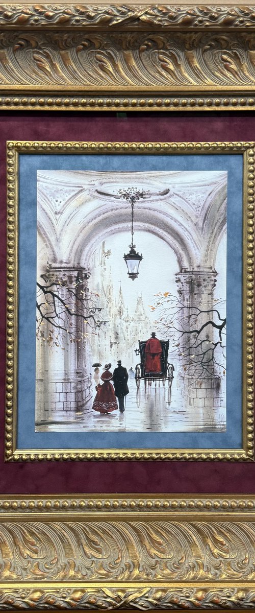 Evening Promenade by SVETLANA GADJIEVA