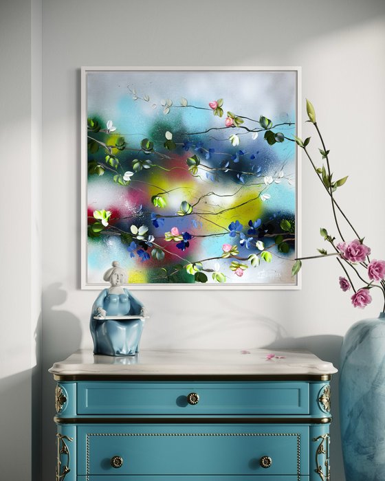 Floral Whirl I