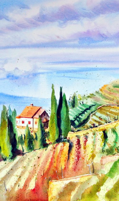 Golden Vineyards by Ksenia Astakhova