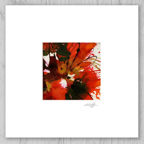 Abstract Floral 2020-76 - Flower Painting by Kathy Morton Stanion by Kathy Morton Stanion