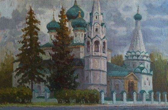 The cathedral in Yaroslavl