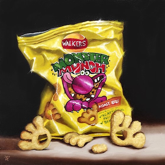 Roast beef Monster Munch #2 still life