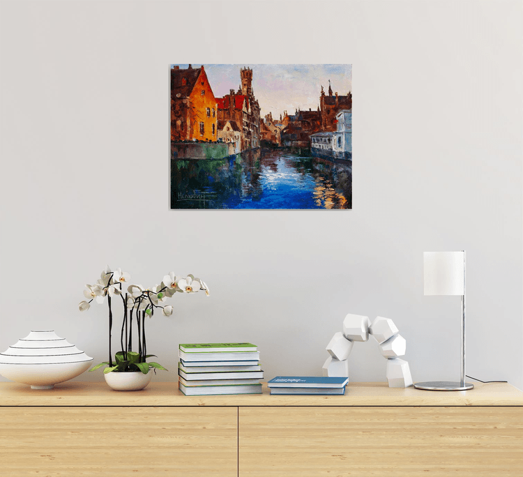 "Old town", city landscape | Artfinder