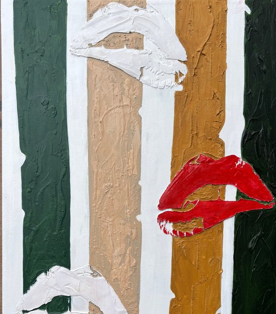 LIPS AMONG BAMBOO