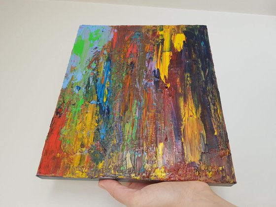Abstract Bright inspiration, 30×25 cm, FREE SHIPPING