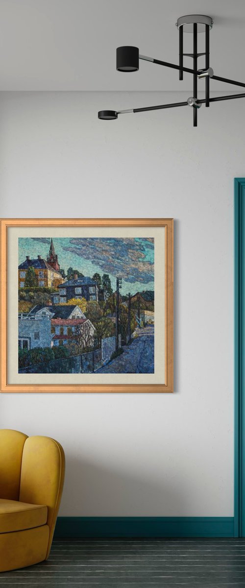 Spring evening on Malmøya åt by Nadezda Stupina